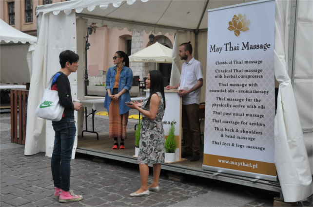 Thai Festival 2016 Kraków - May Thai Massage Booth