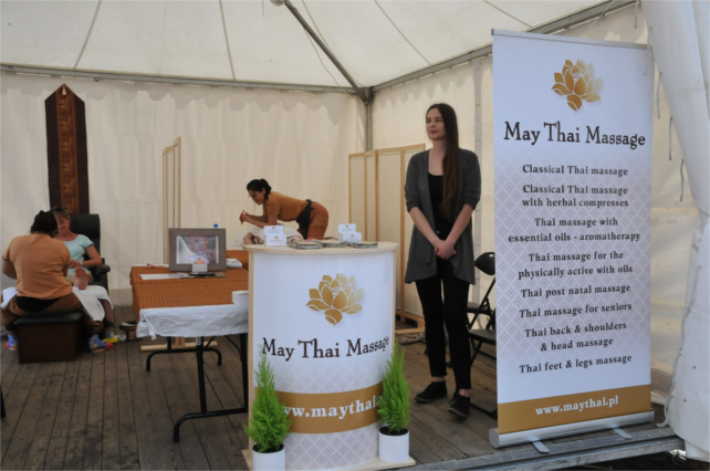 Thai Festival 2016 Kraków - May Thai Massage Booth