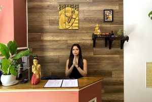 Thai massage studio - Poselska - Reception desk